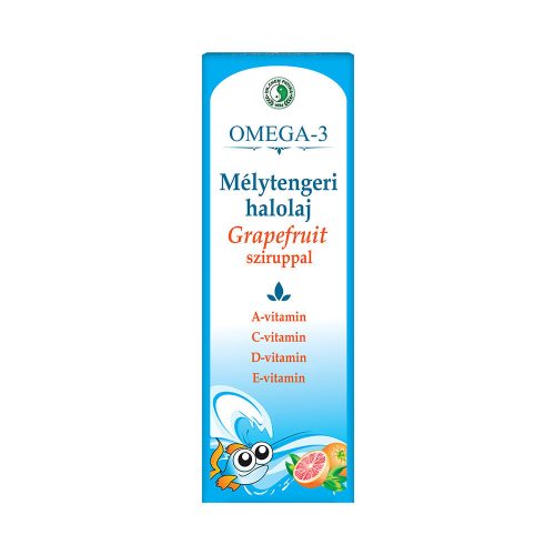 Omega-3 deep-sea fish oil with grapefruit syrup