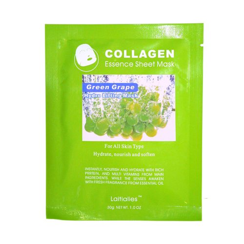 Face mask with grapes extract 