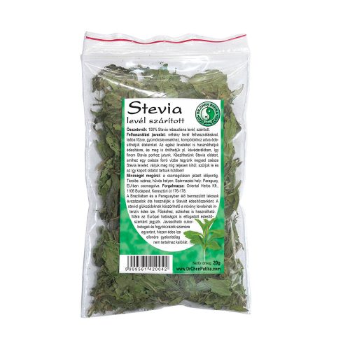 Stevia levél szárított