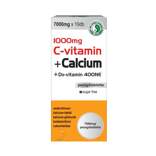 Vitamin C + Calcium effervescent tablets - 10 pcs