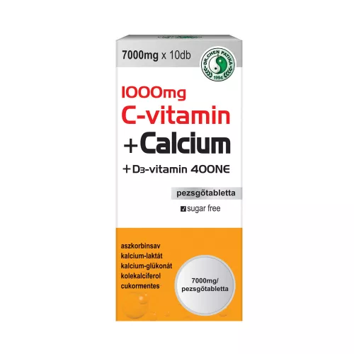 C-vitamin + Kalcium pezsgőtabletta - 10 db