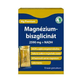 Magnézium biszglicinát 2590mg + NADH italpor 15 tasak