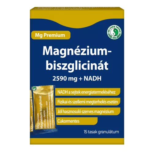 Magnesium bisglycinate 2590mg + NADH drink powder 15 sachets