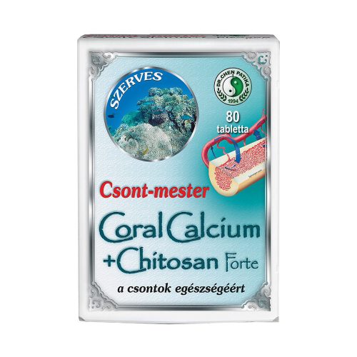 Bone- Master Coral Calcium + Chitosan Forte tablets - 80pcs