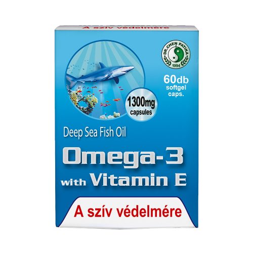  Omega-3 soft gel capsules with vitamin E