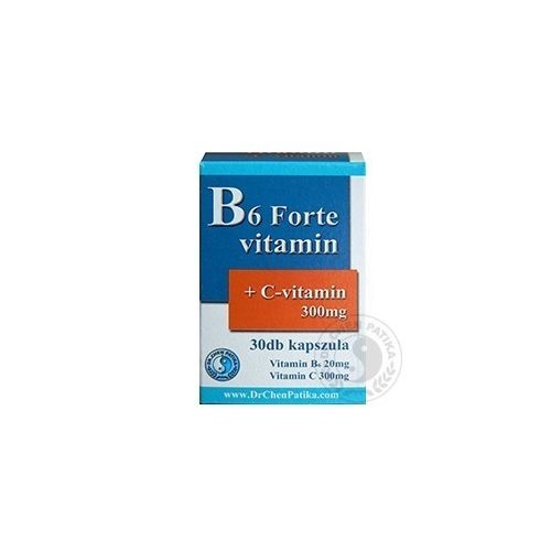 B6 Forte caps with Vitamin C - 30pcs