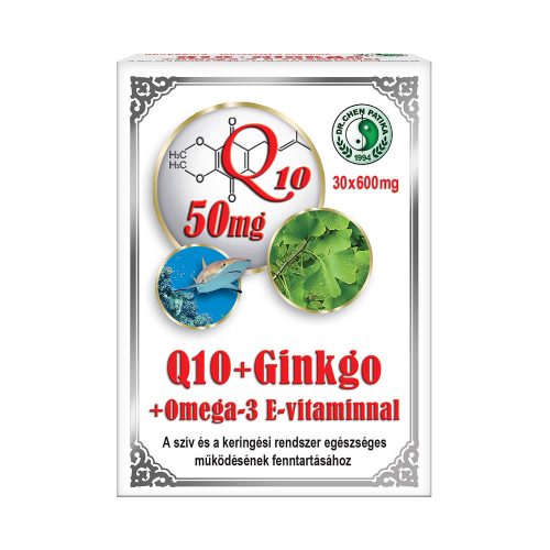 Q10 + Ginkgo + Omega-3-Kapsel