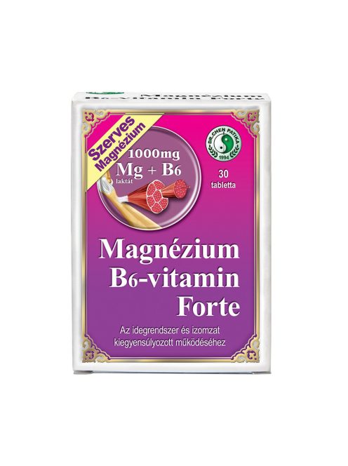 Szerves Magnézium B6-vitamin Forte tabletta - 30db