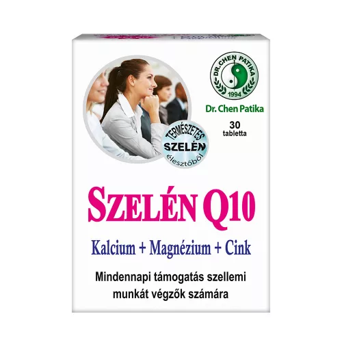 Szelén Q10 Kalcium + Magnézium + Cink tabletta - 30db