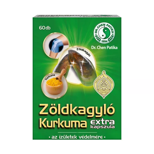 Zöldkagyló Kurkuma Extra kapszula - 60db