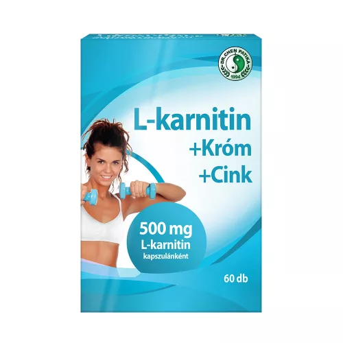 L - Carnitin 500 + Chrom + Zink Kapsel - 60 St