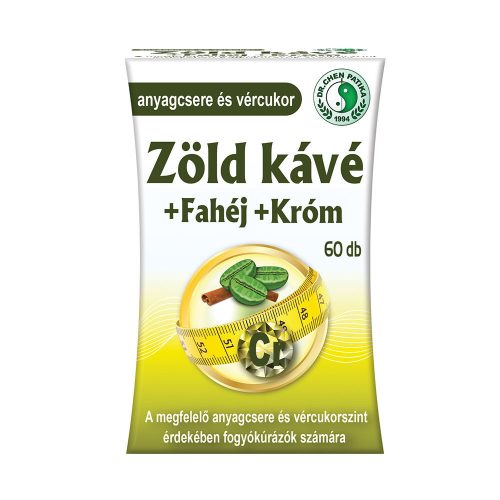 Zöld kávé Fahéj Króm kapszula 