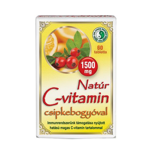Natural Vitamin C 1500 mg mit Hagebutte
