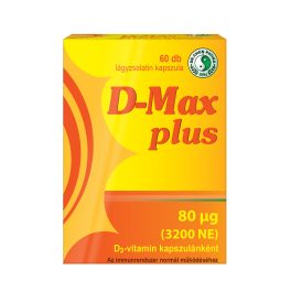 D-Max Plus D3-vitamin kapszula (3200 NE) - 60db