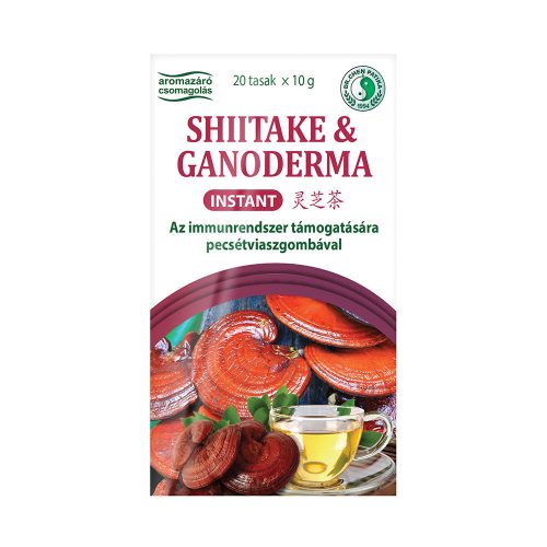 Instant Shiitake és Ganoderma tea - 20db